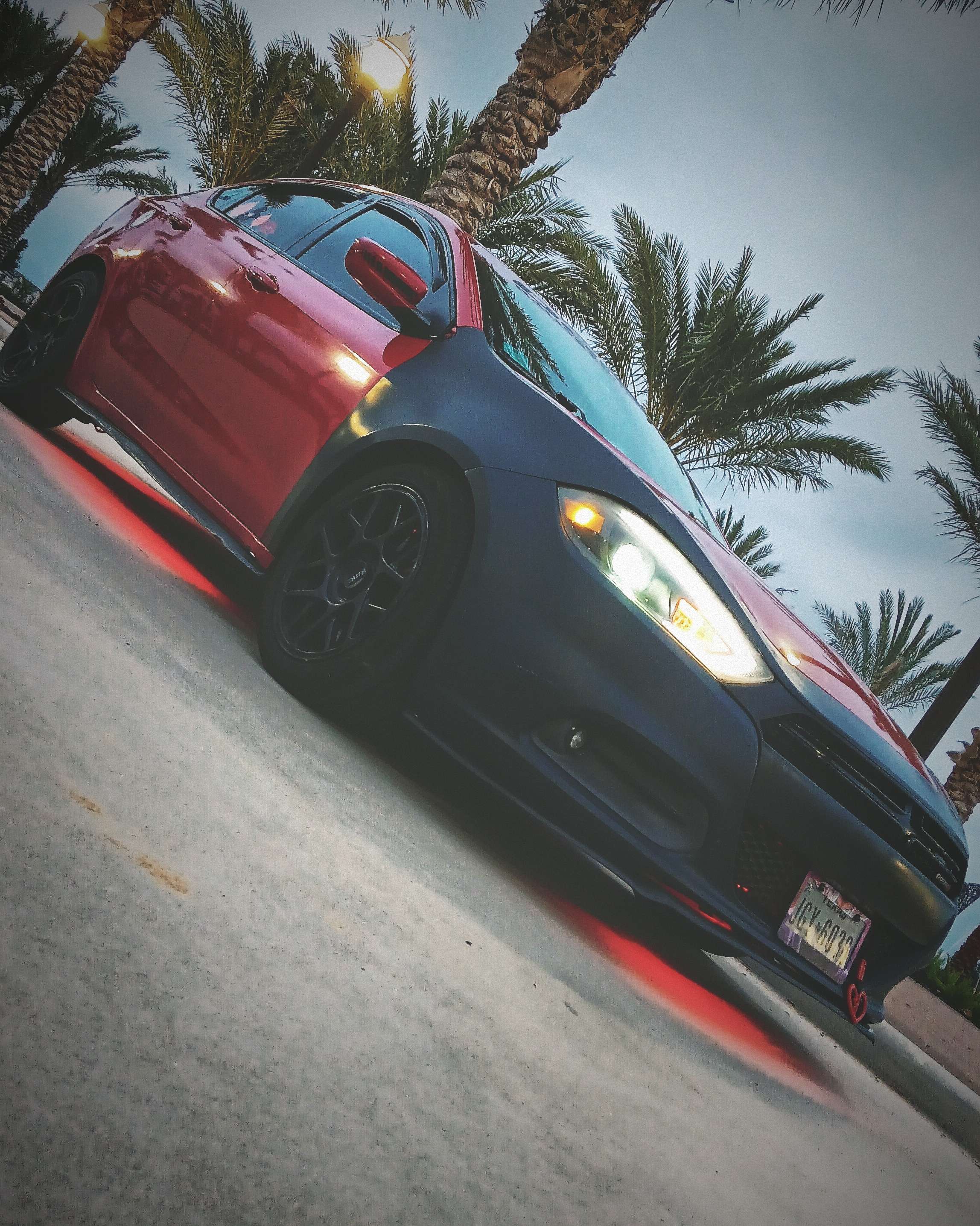 2014 Dodge Dart on KMC KM708 BULLY 17x8, Continental CON ExtremeContact Sport