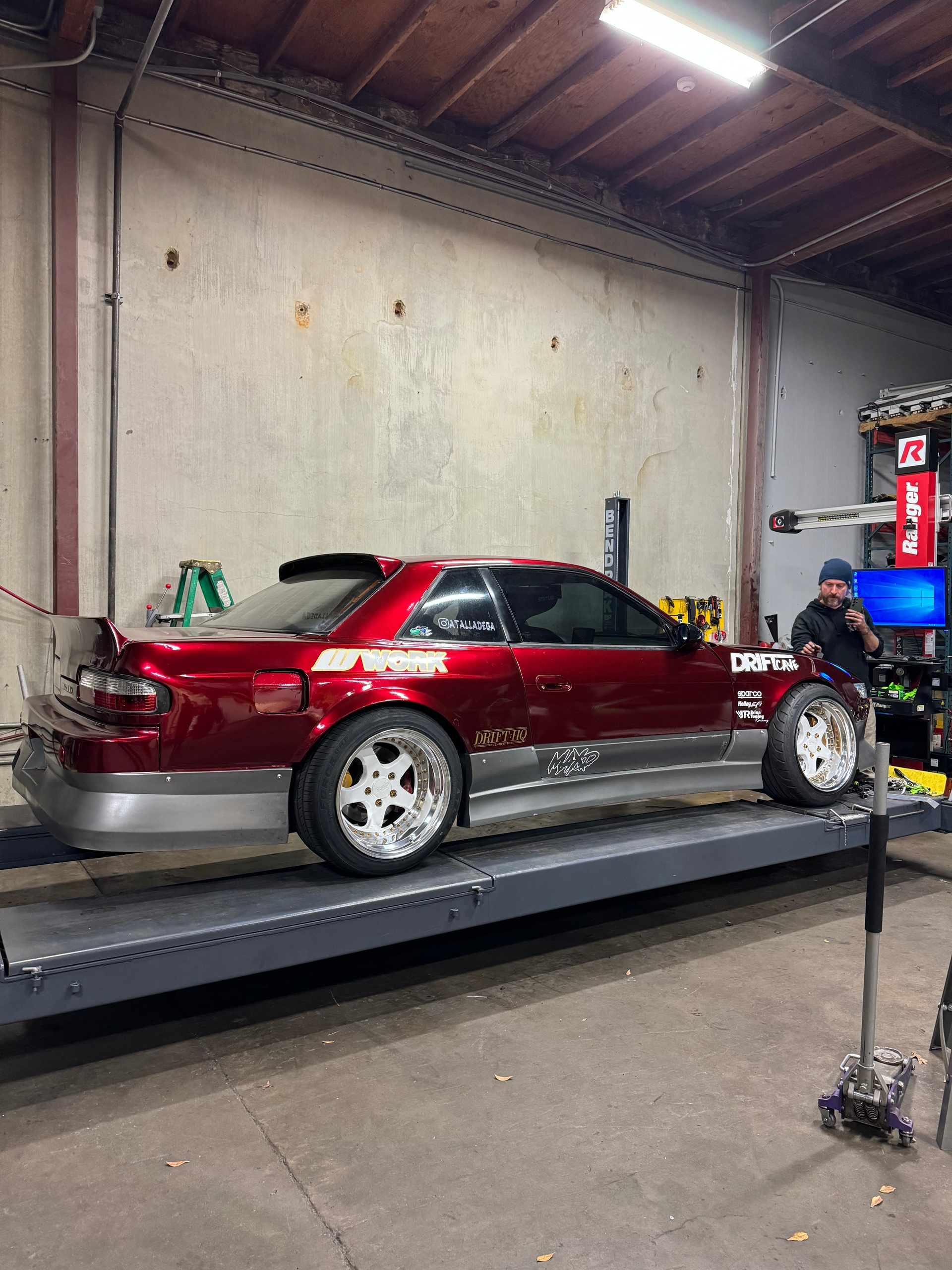 1993 Nissan 240SX on Work Wheels Equip 17x10.5 / 17x11, Accelera 651