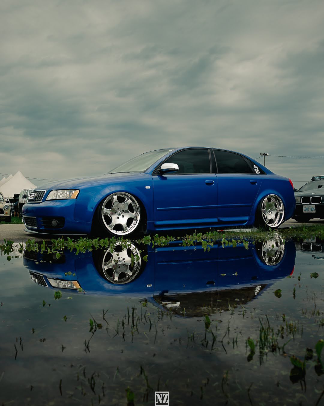 2002 Audi A4 Quattro on Weds Kranze Non 0x9.5 / 0x10, Achilles ATR Sport 2