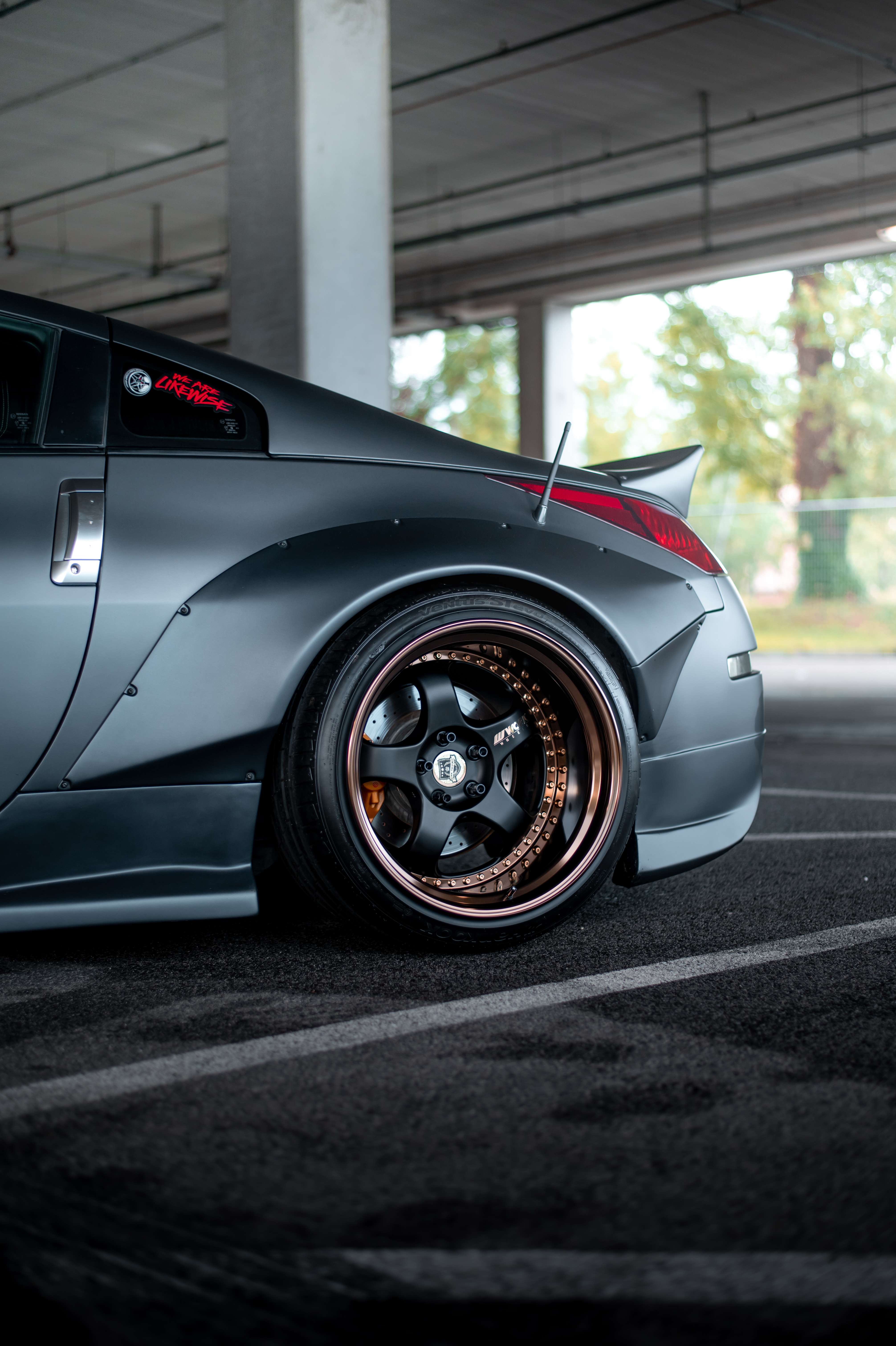 2003 Nissan 350Z on Work Wheels Meister 19x13, Hankook HAN Ventus S1 EVO3 K127