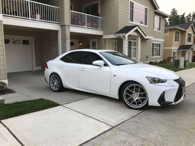 2017 Lexus IS200t on Avant Garde M510 19x8.5 / 19x9.5, Hankook HAN Ventus V12 EVO2 K120