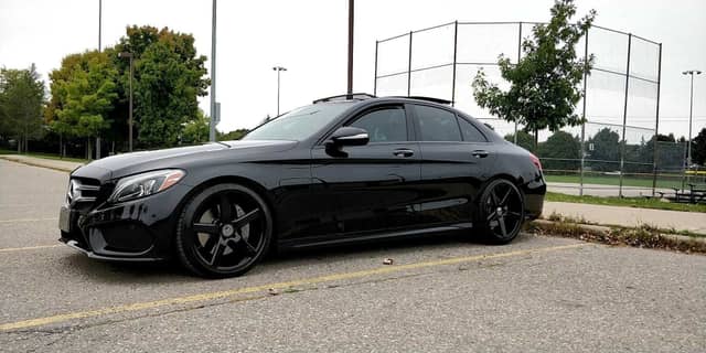 2017 Mercedes-Benz C350e on Niche Milan 19x8.5 / 19x9.5
