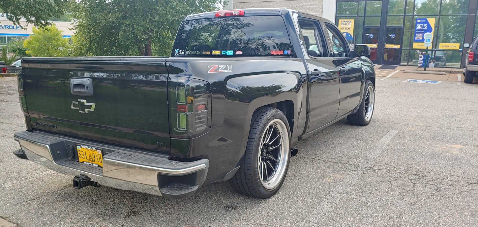 Chevrolet Silverado lowered sport truck