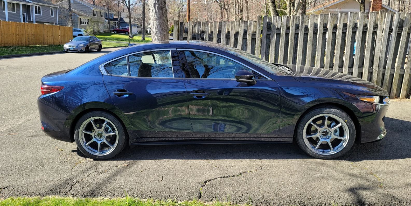 Mazda 3 with firestone indy 500 tires