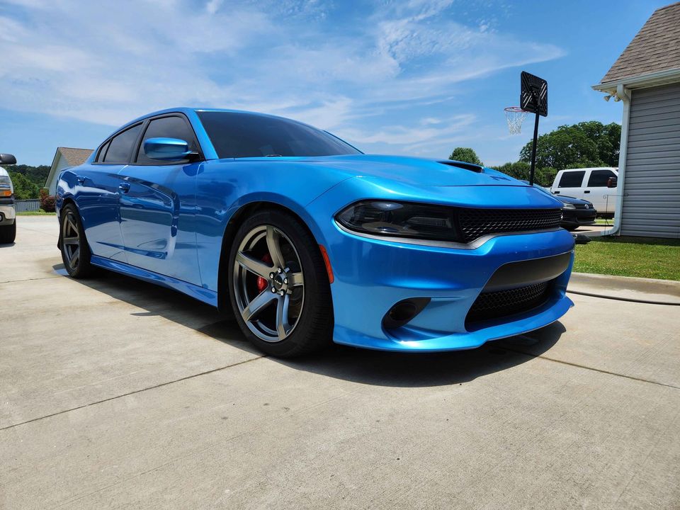 Charger on Voxx Replica hellcat wheels