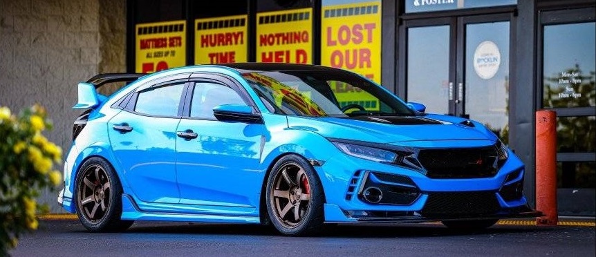 civic ctr reverse staggered wheels 