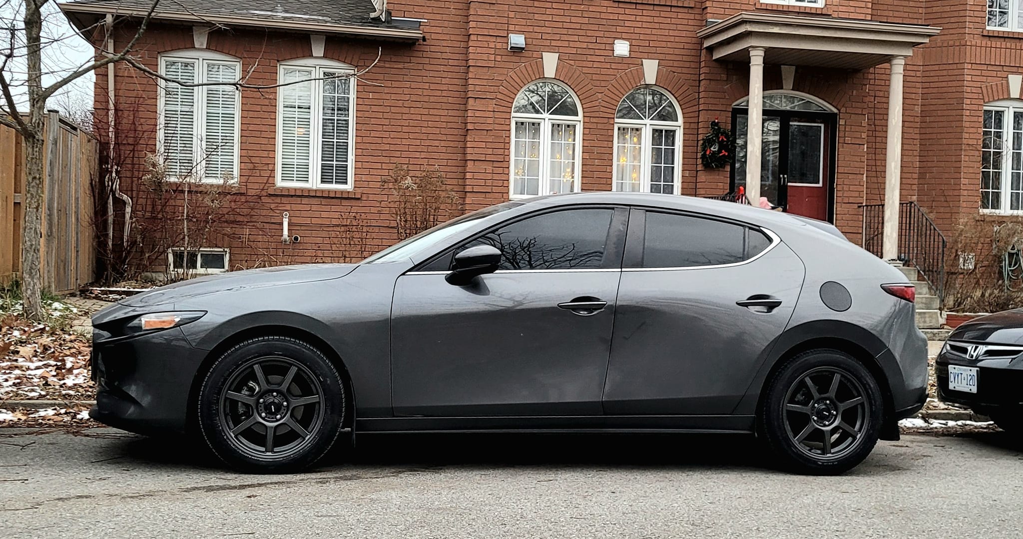 Mazda3 on 17-inch Enkei wheels