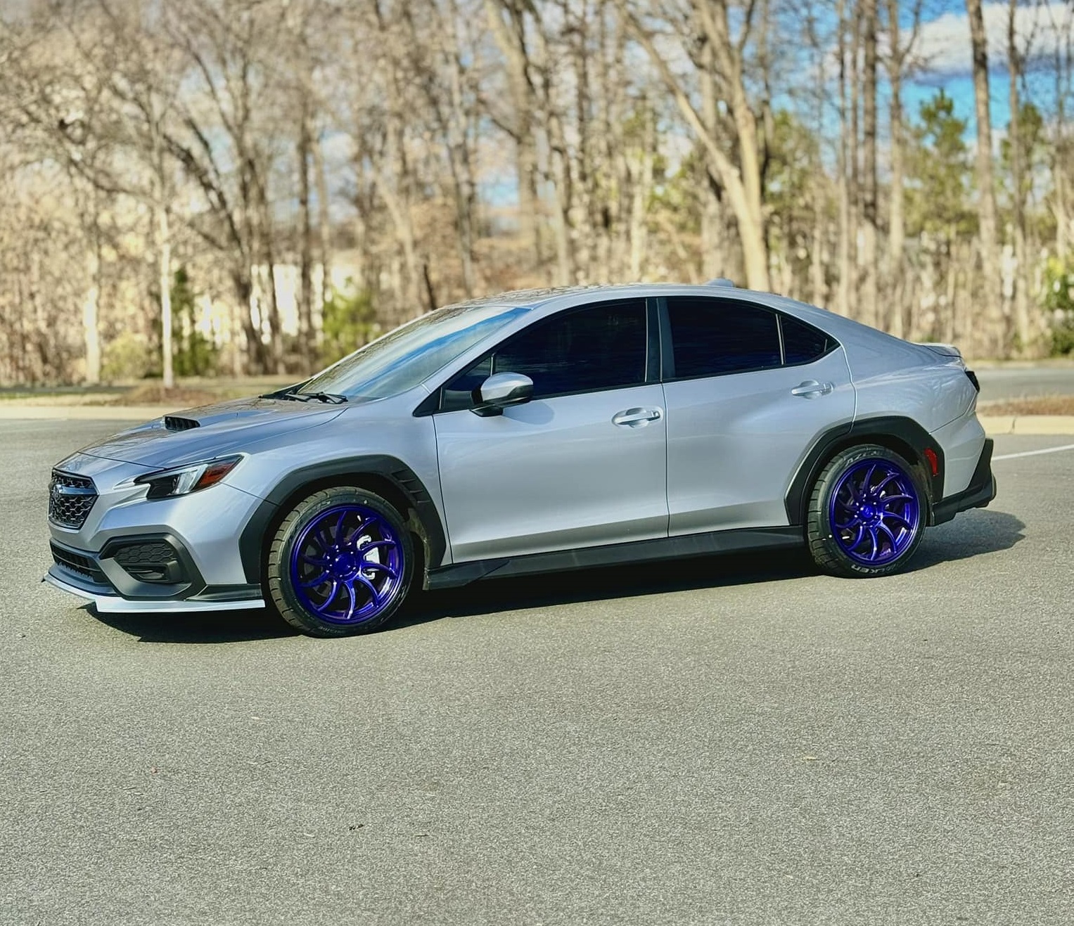 VB WRX with 265/35/18 tires