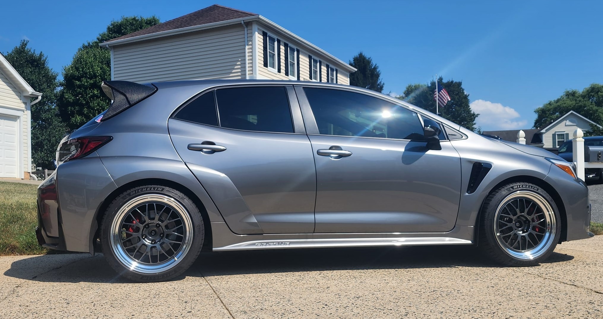 GR corolla on rays wheel GR corolla on rays wheel