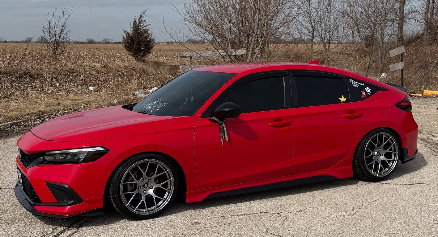 Civic on enkei wheels