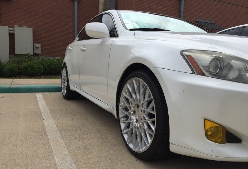 2010 IS350 stock height Niche wheels
