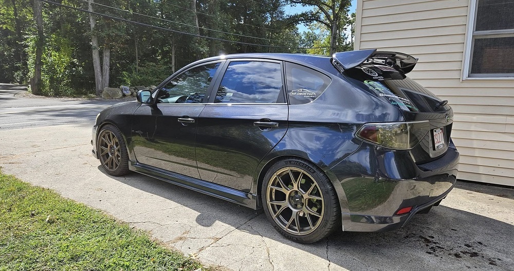 2008 GH WRX with konig ampliform wheels