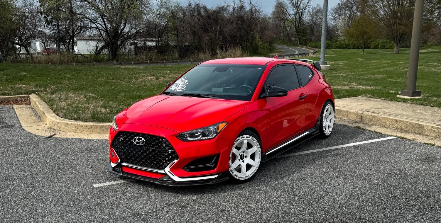 Veloster N Rotiform wheels