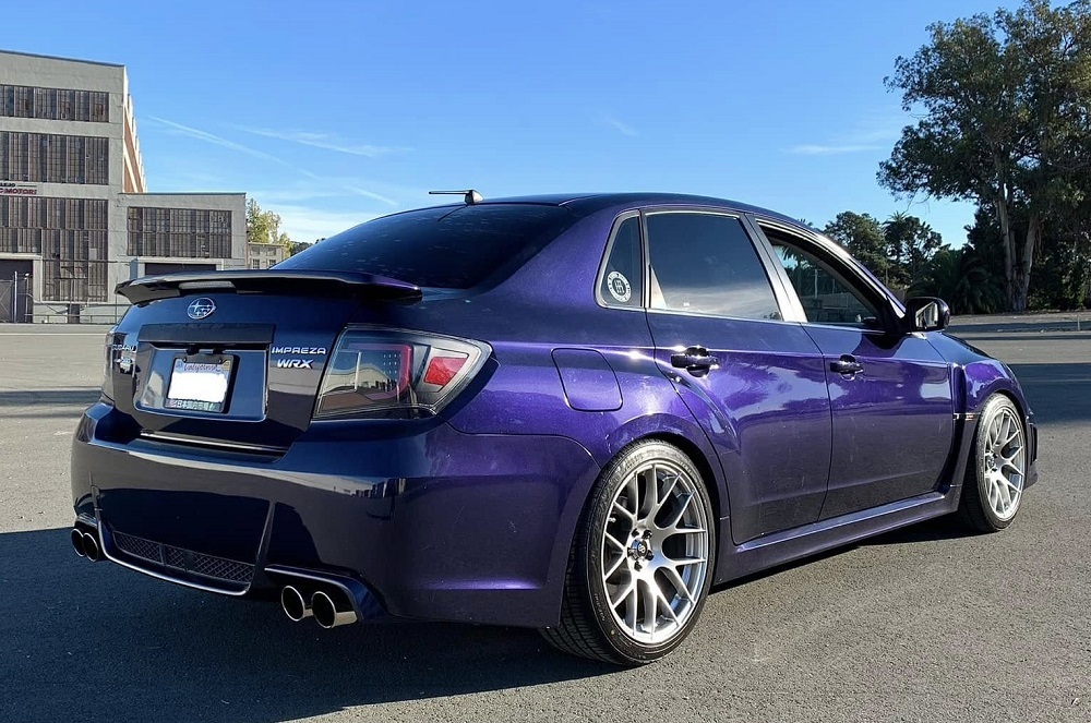 GV WRX with Enkei 18x9.5 +45