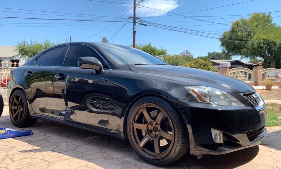 IS350 on TE37 wheels
