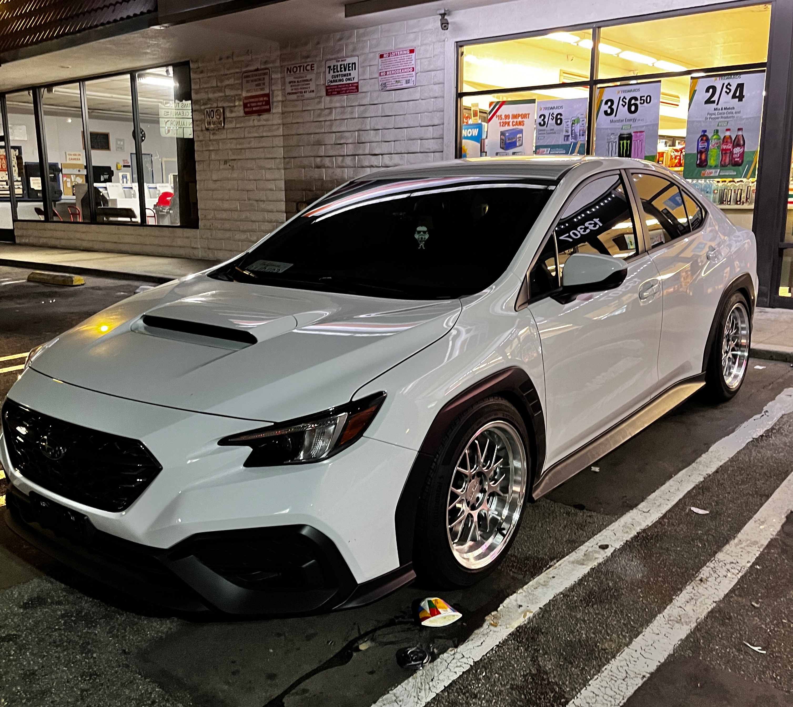 VB WRX lowered on coilovers