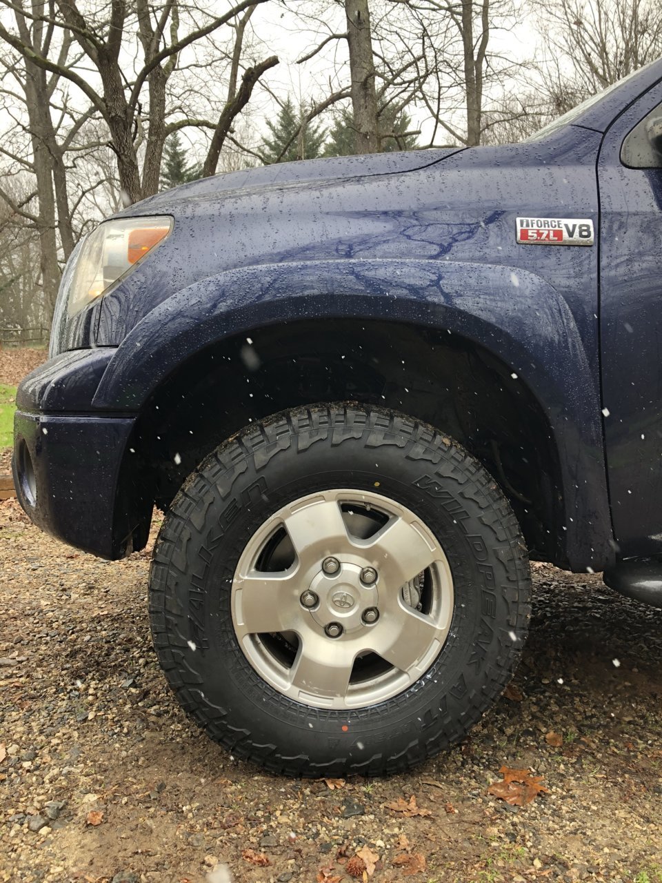 Tundra 35" tires oem wheels