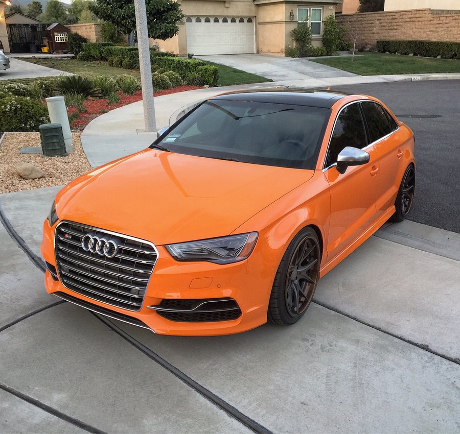 Audi A3 Quattro with aftermarket wheels — 5x112mm fitment
