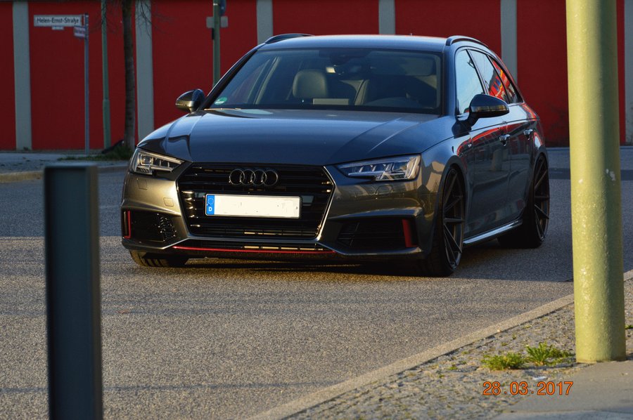 Audi A4 aftermarket wheel fitment guide — 2017-2020 models with 5x112mm bolt pattern