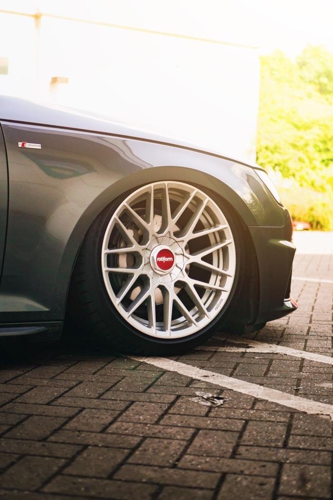 2018 Audi A4 B9 with Rotiform RSE wheels in 19x10 35mm offset on 255/35/19 tires