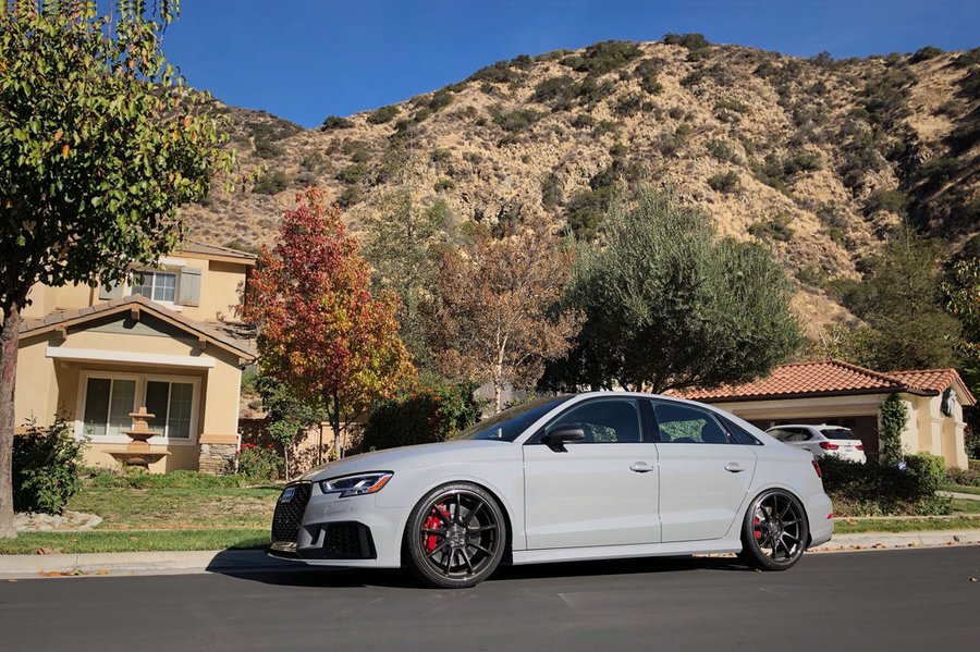2017 Audi RS3 — Flow Technik FT108 19x8.5 30 / 19x8.5 40 2017 Audi RS3 with Flow Technik FT108 wheels in 19x8.5 30mm offset on 245/35/19 tires