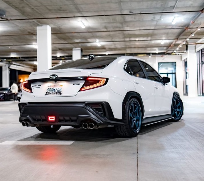 VB WRX with TE37 wheels