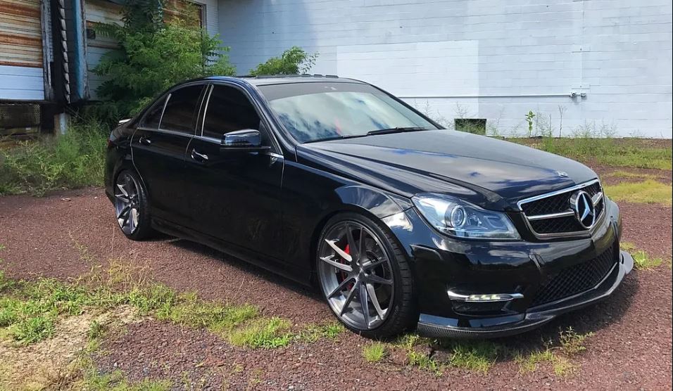 C300 Sport on H&R lowering springs