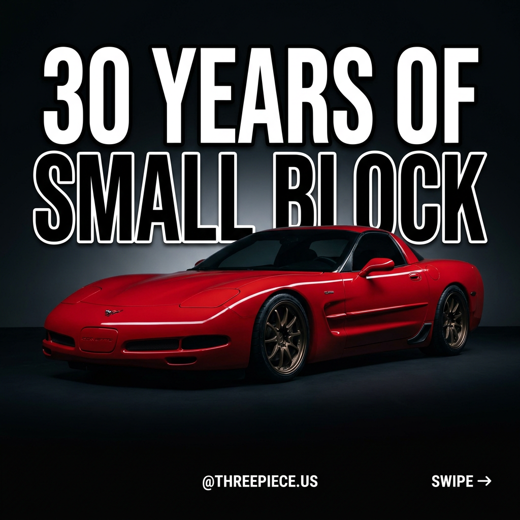 Chevrolet Corvette C4 LT1 vs C7 LT1 small block evolution comparison