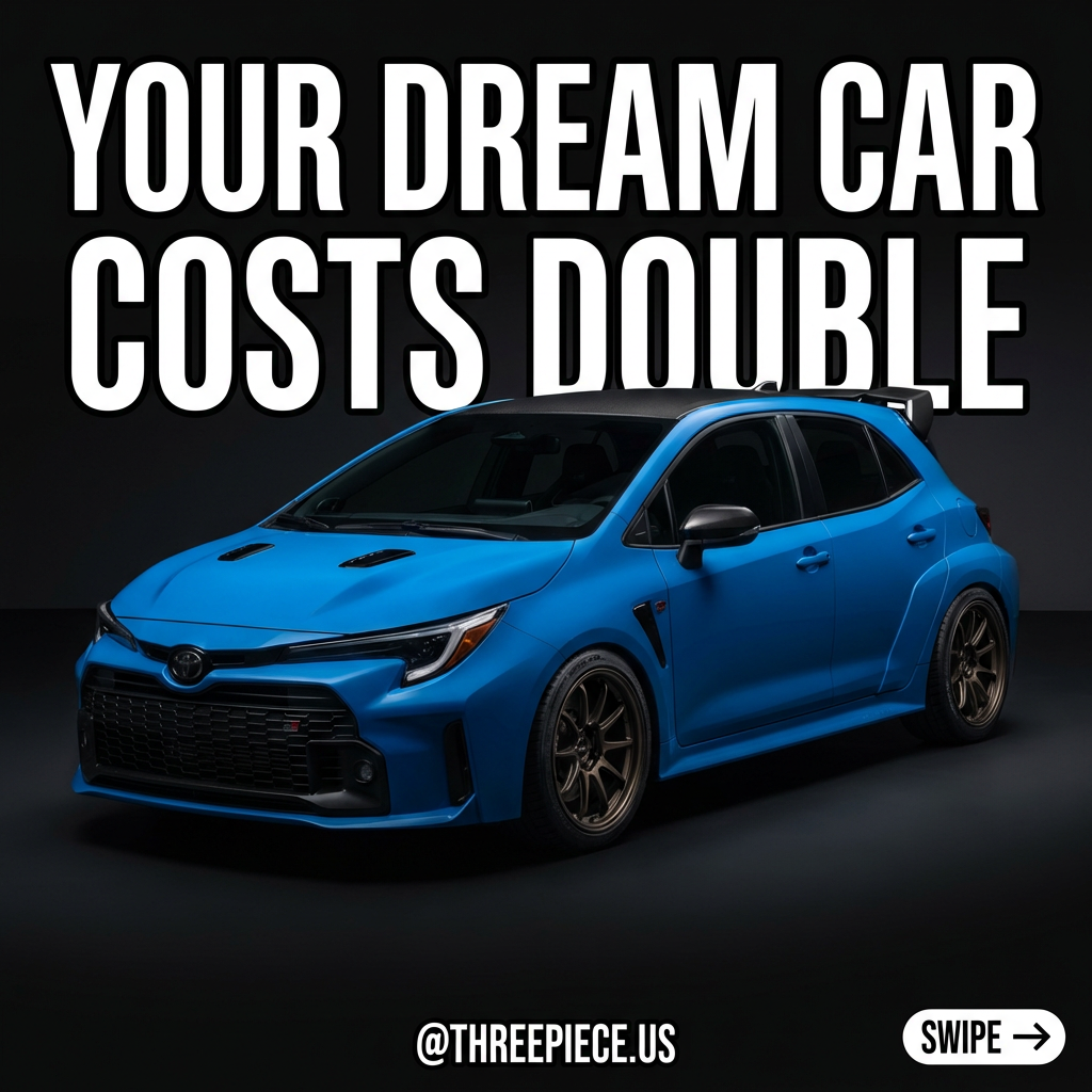 GR Corolla Circuit Edition with dealer markup pricing