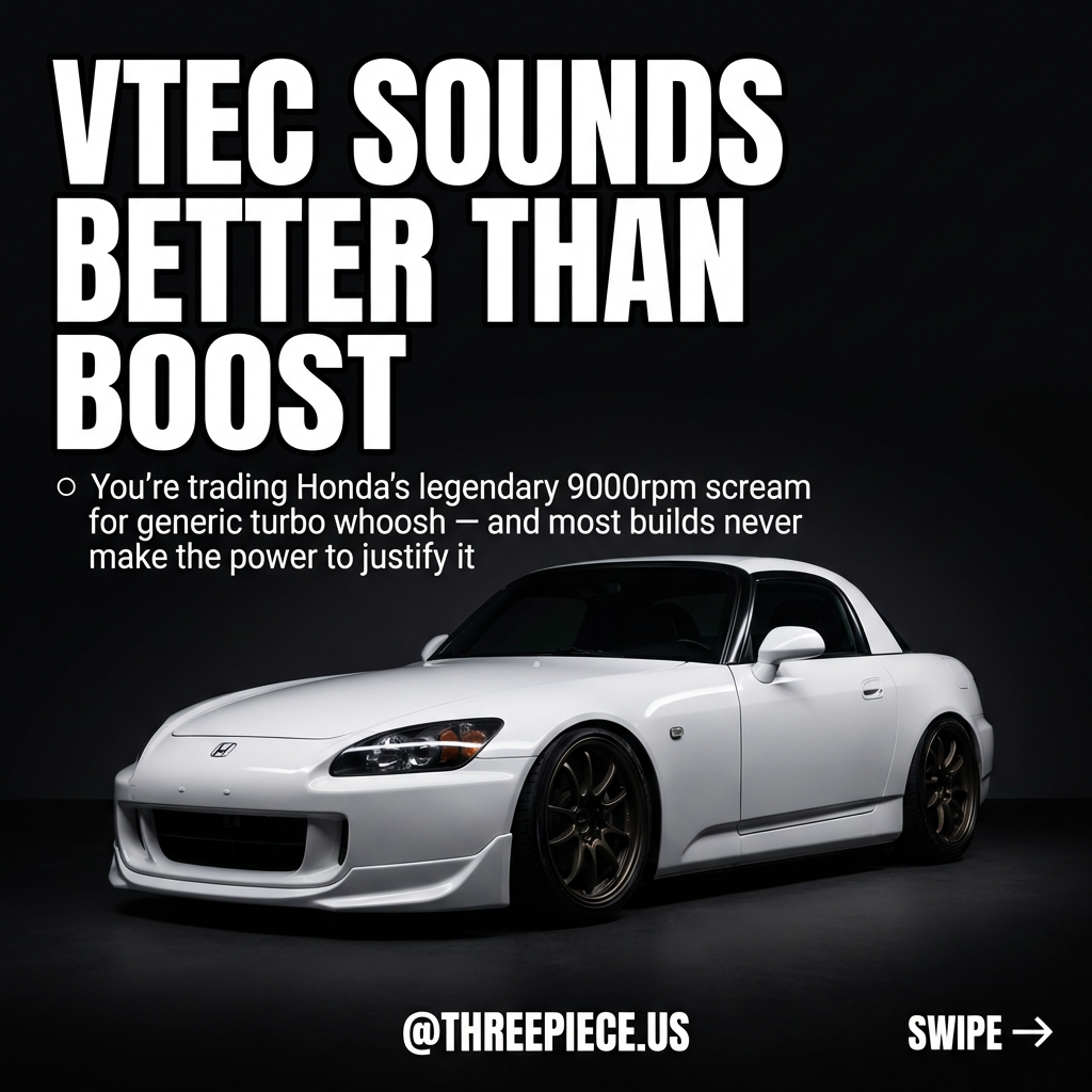 Honda S2000 with turbo kit showing intercooler piping and heat management challenges