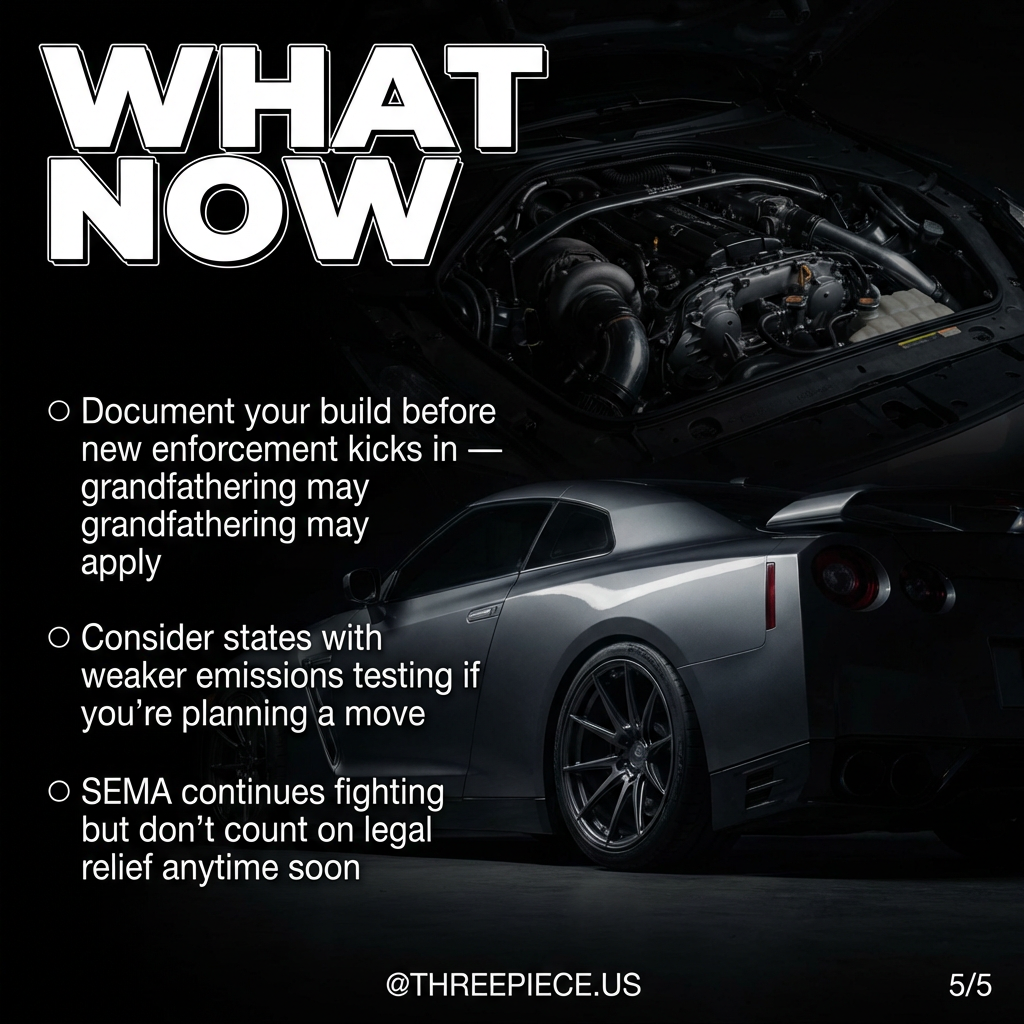Documenting engine swap builds for legal protection