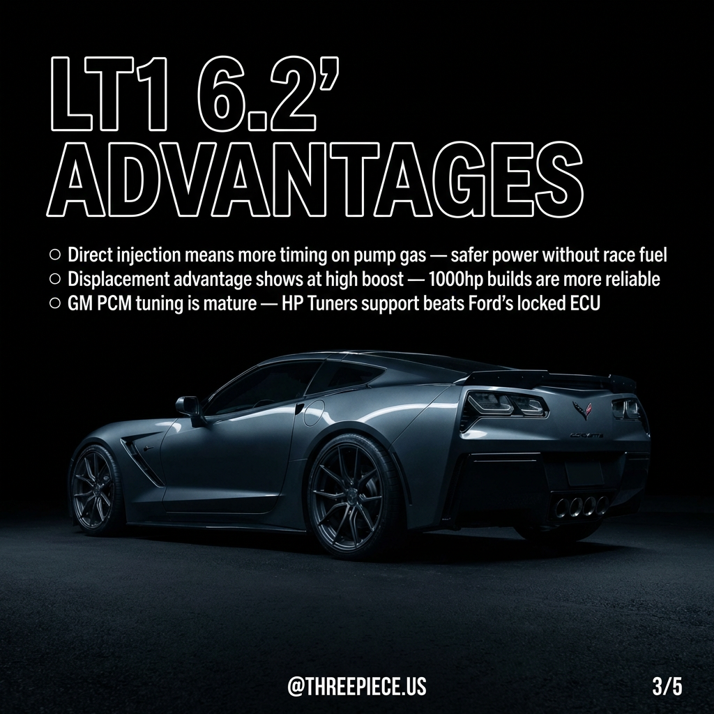 LT1 6.2 direct injection system advantages
