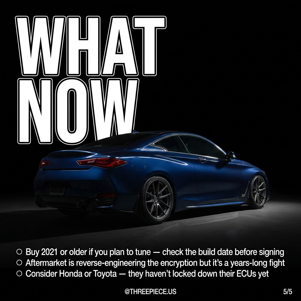 Honda and Toyota ECUs still open for aftermarket tuning unlike GM Ford