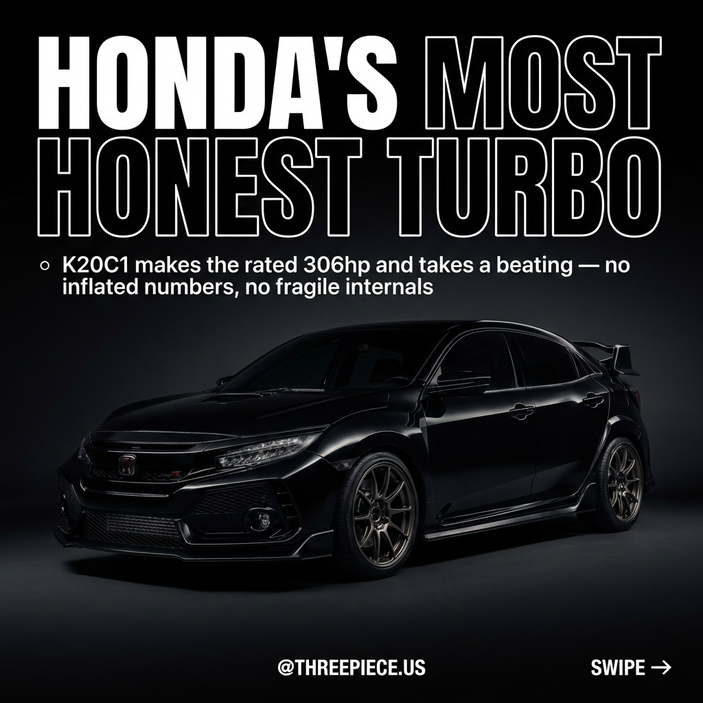 Honda Civic Type R FK8 with K20C1 engine bay