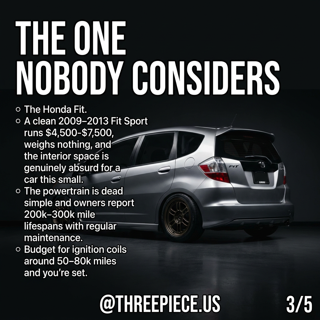 2009 to 2013 Honda Fit Sport affordable reliable Honda
