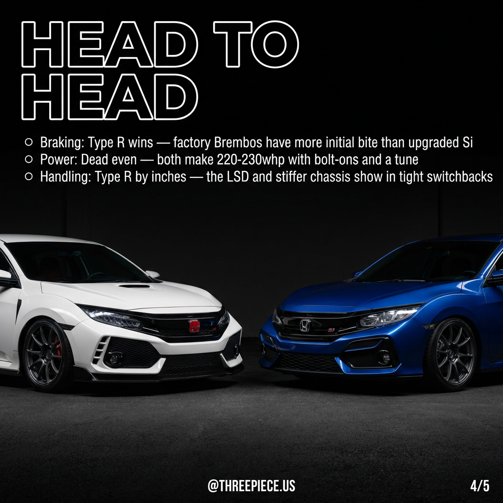 FK8 Type R vs FK7 Civic Si canyon performance comparison