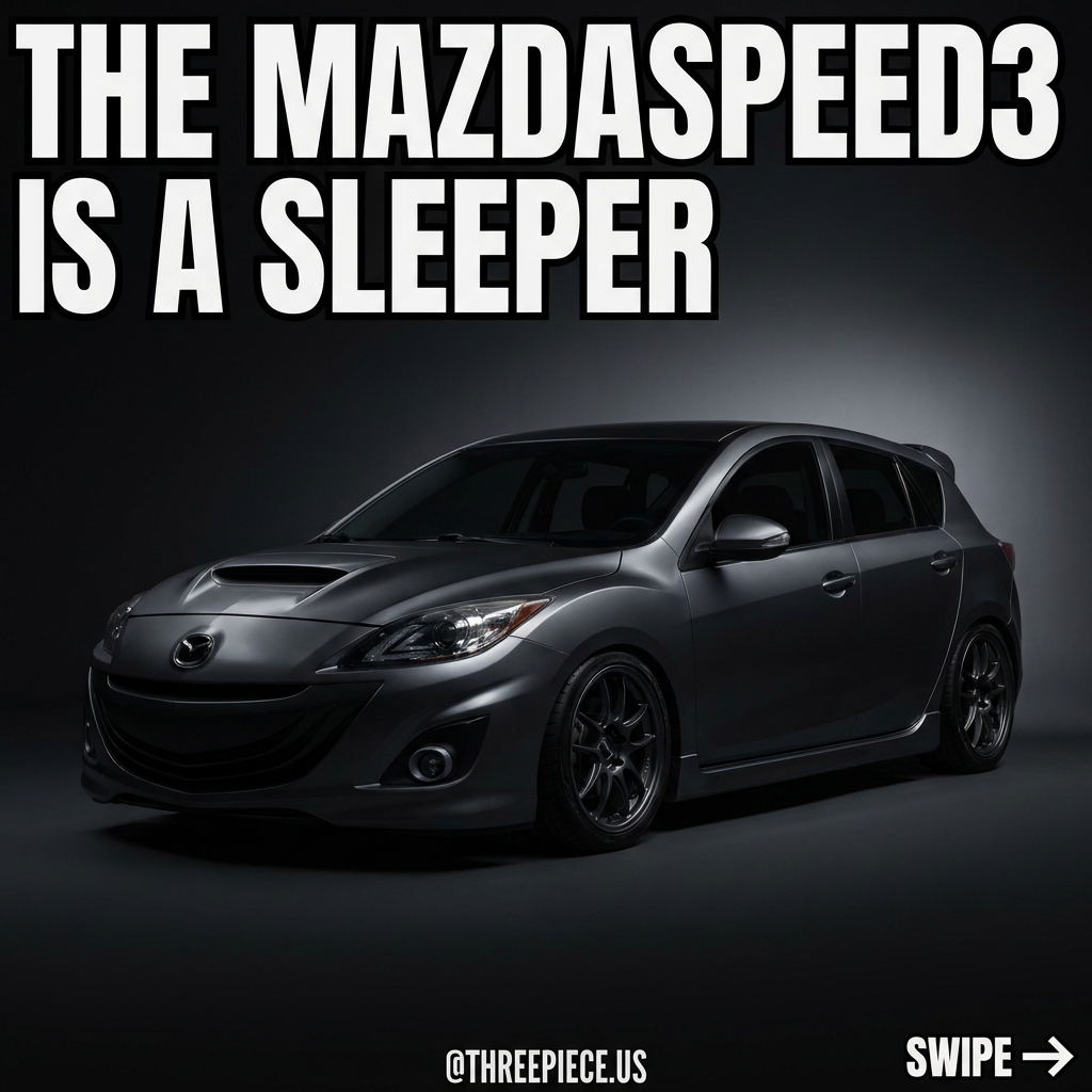 Mazdaspeed3 MZR DISI turbo hatchback sleeper build