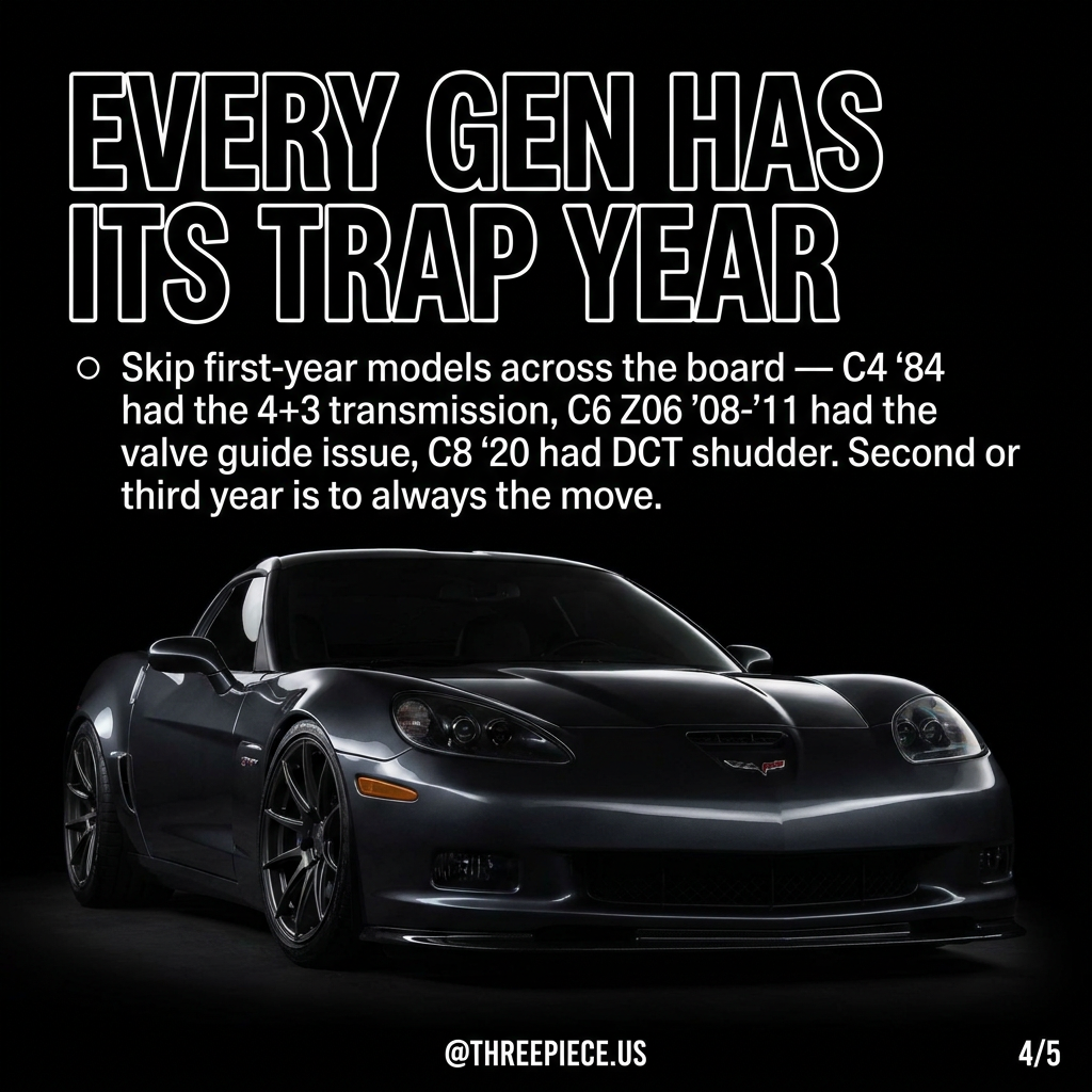 Corvette C6 Z06 with LS7 engine and aftermarket wheel fitment
