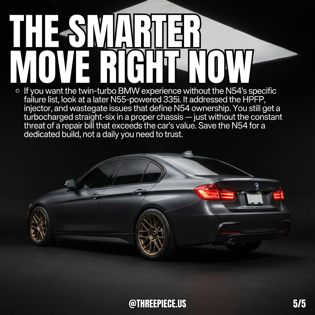 BMW 335i N55 alternative to N54 for reliable daily driving