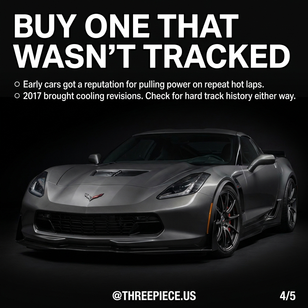 2017 C7 Z06 with revised cooling and larger front vents for track use