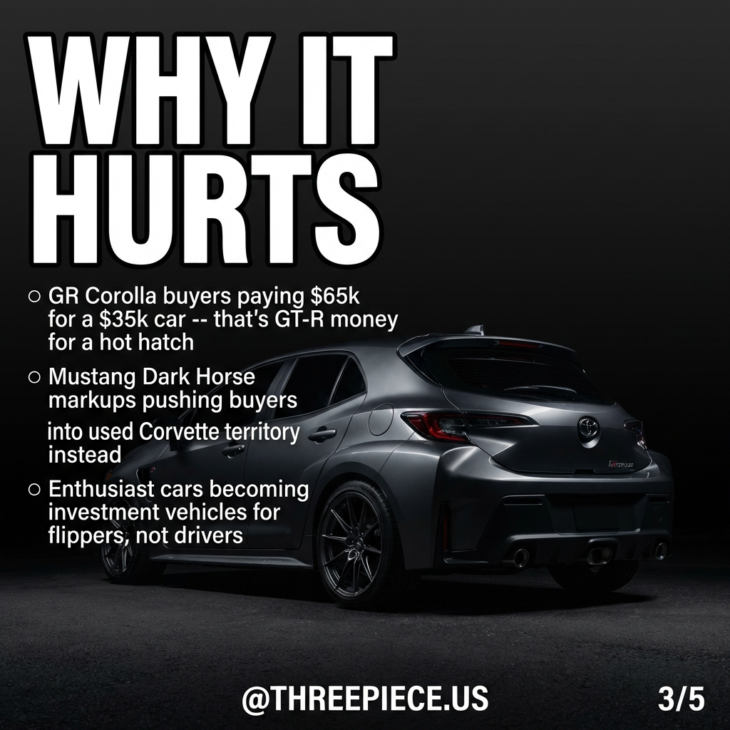 Limited production performance cars dealer allocation