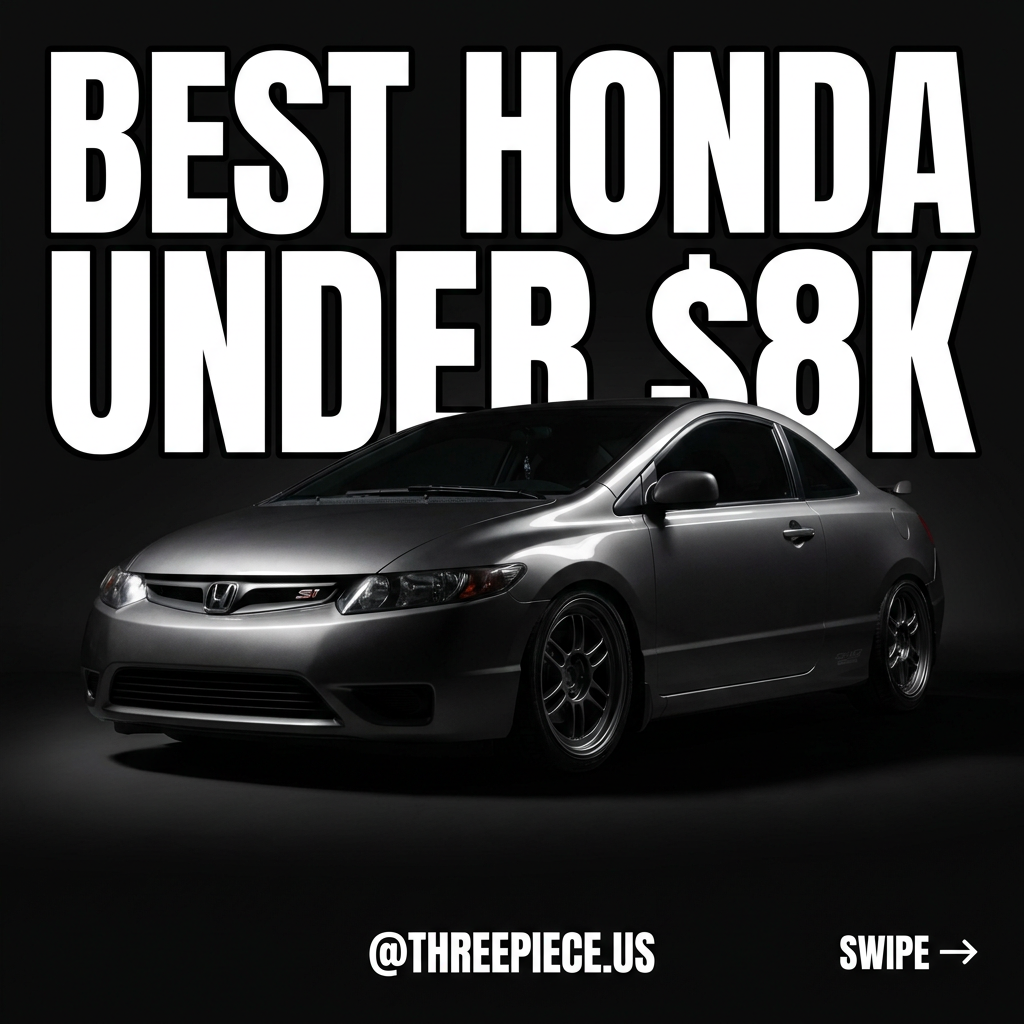 Best Honda models under 8K dollars including Civic, Fit, and Accord