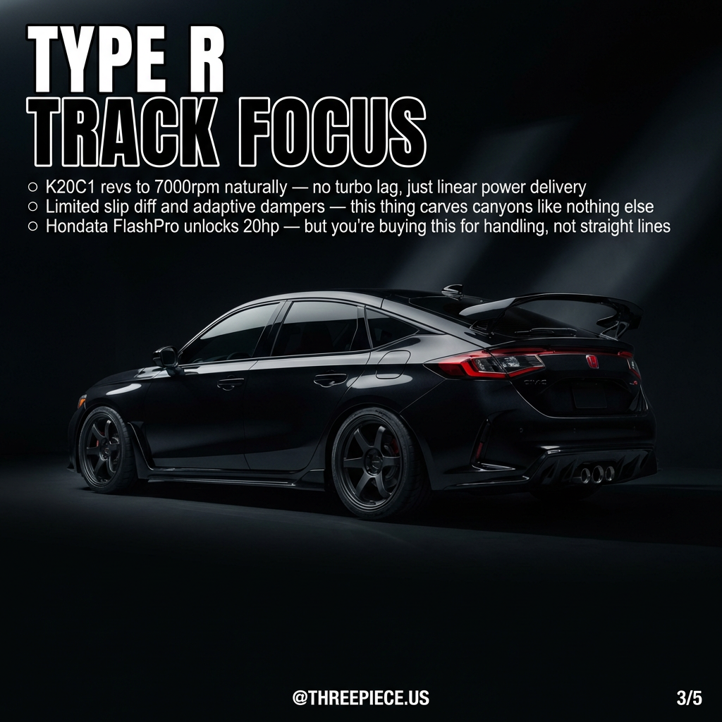 Honda Civic Type R K20C1 engine and chassis setup