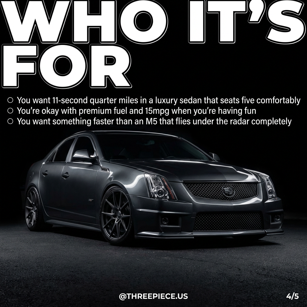 Cadillac CTS-V interior with Recaro seats and luxury features