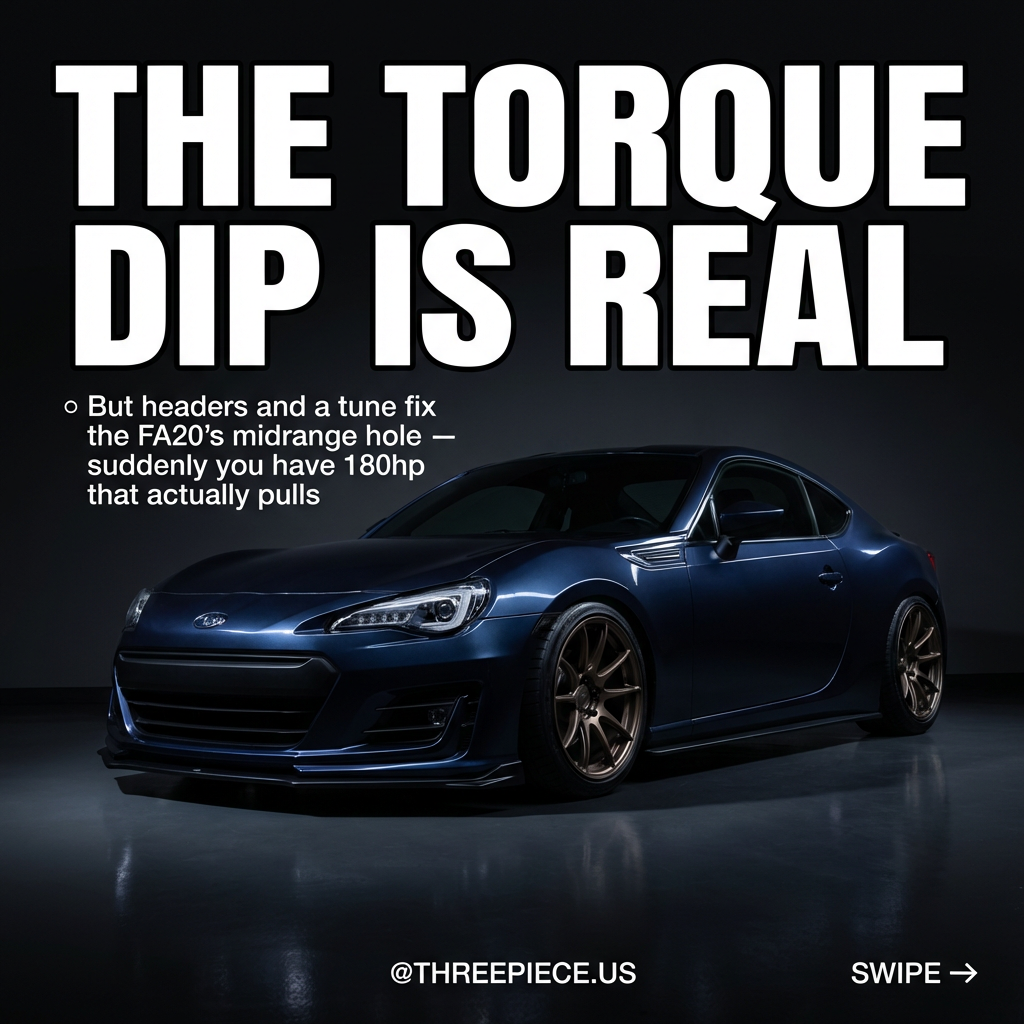 Subaru BRZ FA20 canyon carving with aftermarket wheels