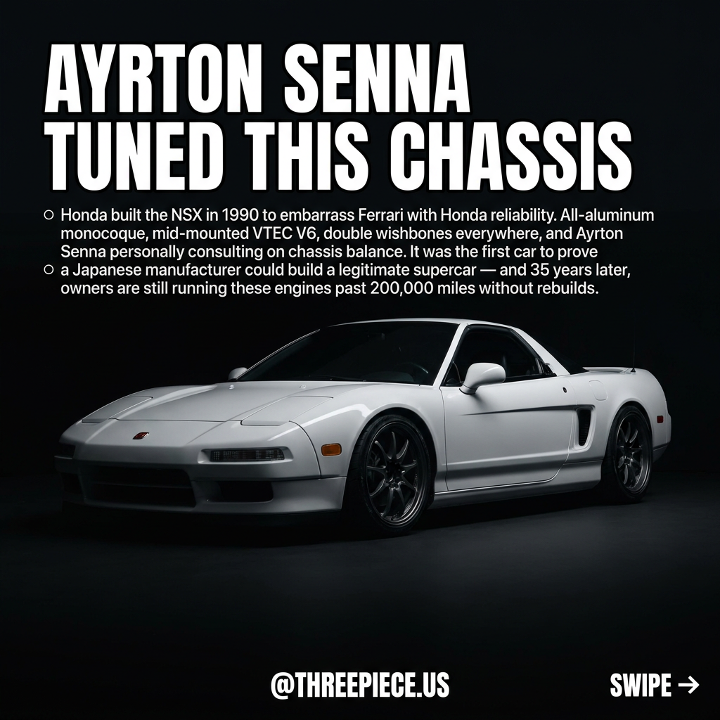 Honda NSX NA1 first generation mid-engine supercar history overview