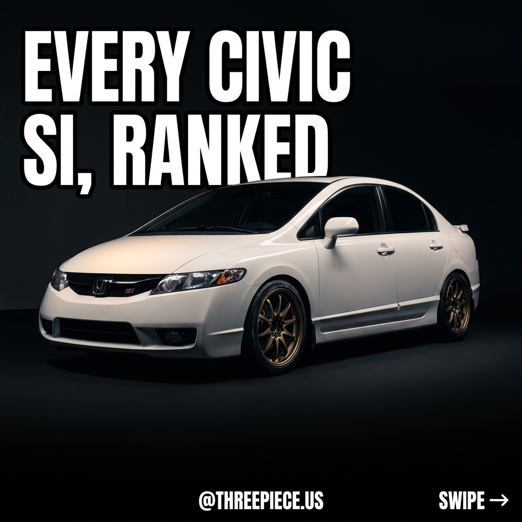 Every Honda Civic Si generation ranked from worst to best