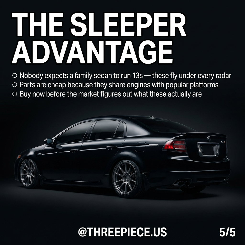 Sleeper performance sedans advantage over sports cars