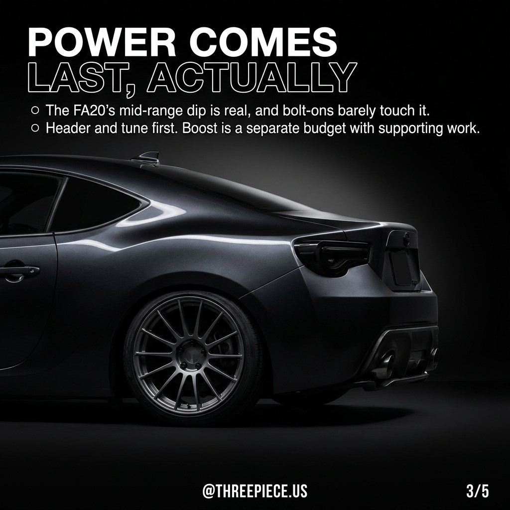 Scion FR-S ZN6 lowered on coilovers with flush wheel fitment
