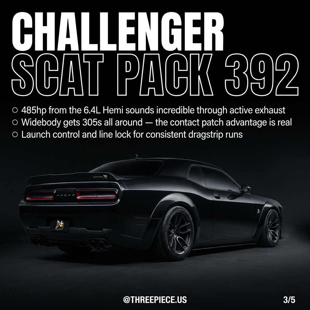 Challenger Scat Pack 392 6.4L Hemi engine bay